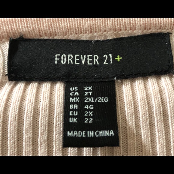 Forever 21 Ribbed Crossover Sweater - Picture 2 of 2
